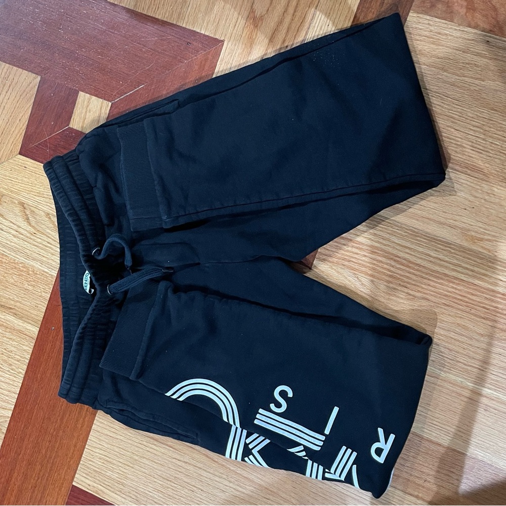 Kenzo Black Sweatpants with White Logo - Picture 2 of 6